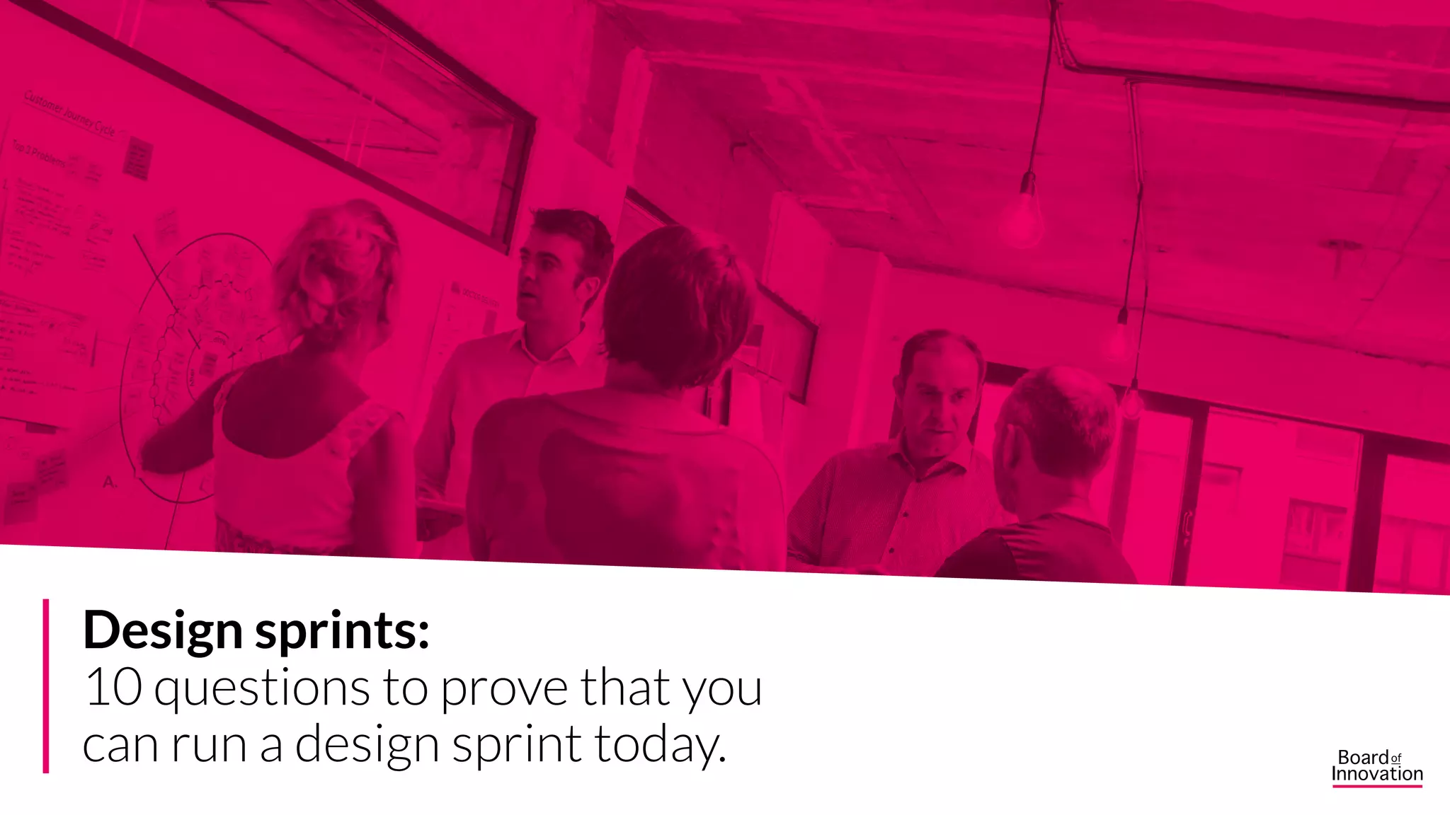 A.
B.
C.
Design sprints
10 questions to prove that you
can run a design sprint today.
 