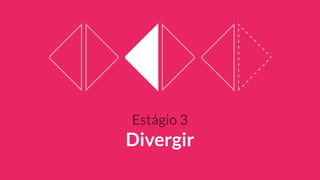 Estágio 3
Divergir
 