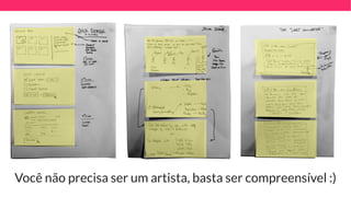 Você não precisa ser um artista, basta ser compreensível :)
 