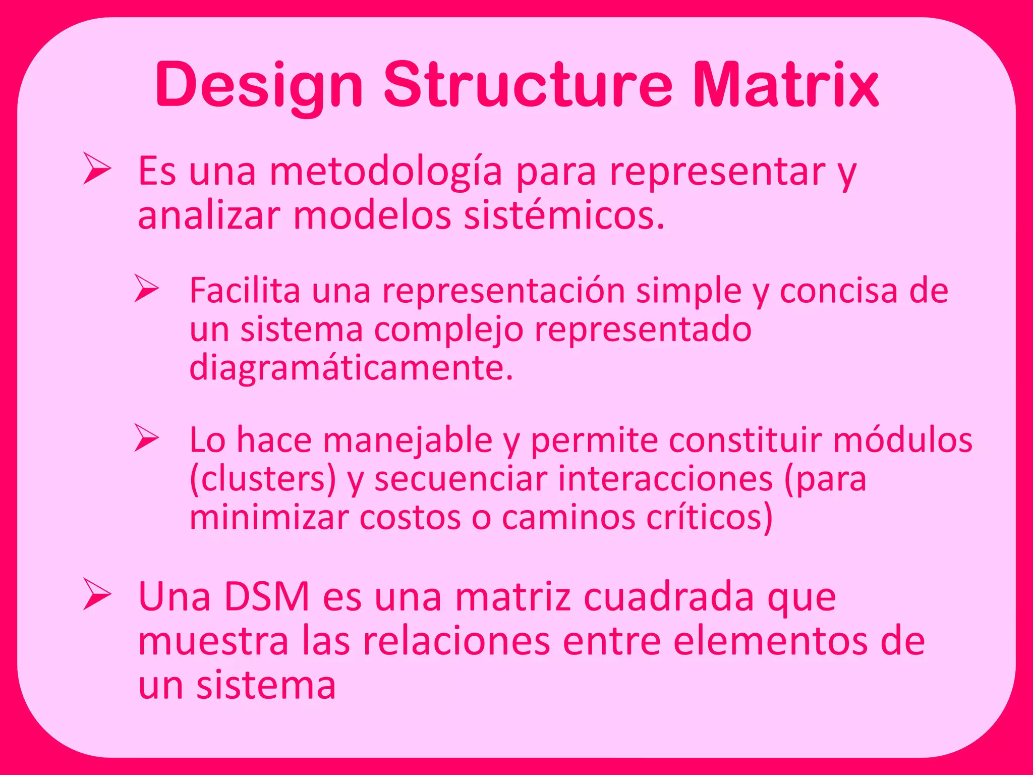 Design structure matrix | PDF