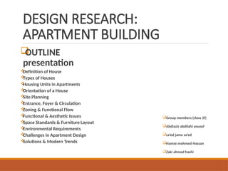 Comprehensive Design Research on Apartment Building Planning and ...