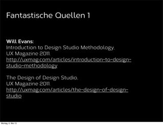 Beneﬁts
Schnelles Explorieren
Wissen teilen
Gemeinsames Verstehen
Commitment
Team-Zusammenhalt
Beneﬁts
 