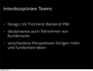 kollaborativ
interdisziplinär
o
 