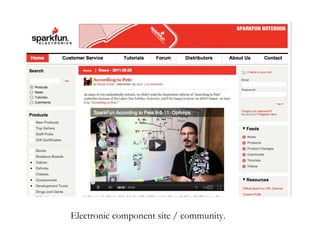 Electronic component site / community. 