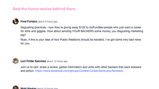 And the horror stories behind them.
 