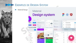 EXEMPLES DE DESIGN-SYSTEM
Material Design
 