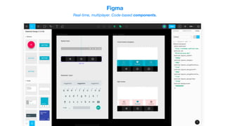 Figma
Real-time, multiplayer. Code-based components.
 