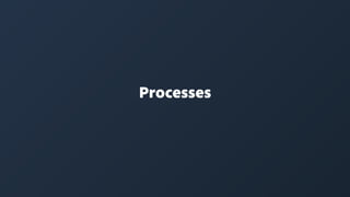 Processes
 
