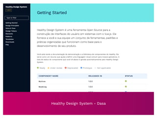 Healthy Design System - Dasa
 