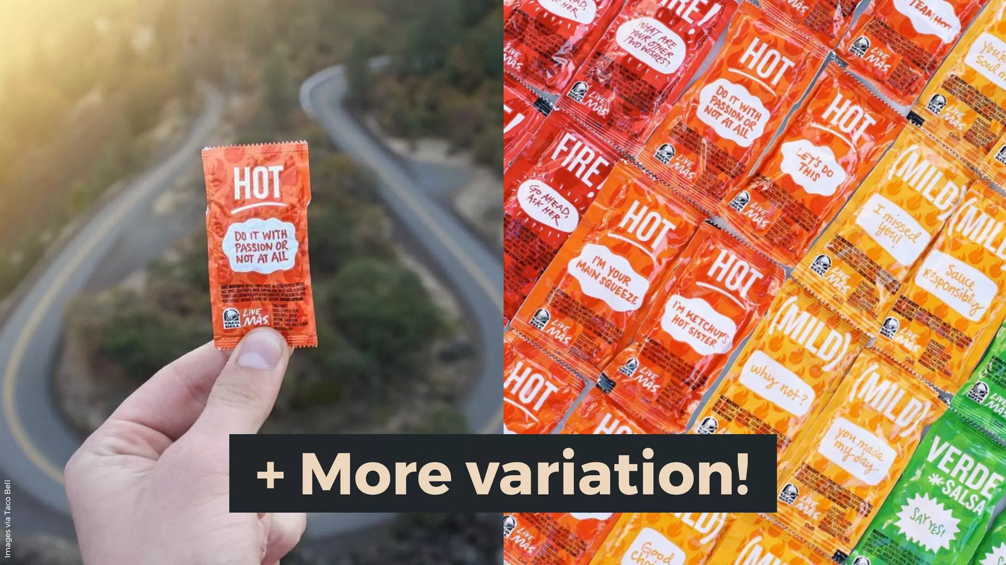 ImagesviaTacoBell
+ More variation!
 