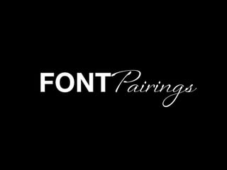 FONTPairings
 