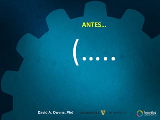 ANTES…
(…..
David A. Owens, Phd
 
