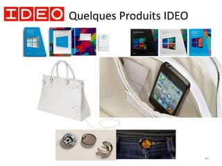 84
Quelques Produits IDEO
 