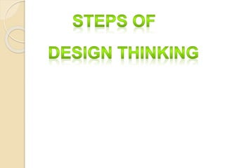 Design thinking