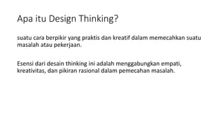 Design thinking | PPTX