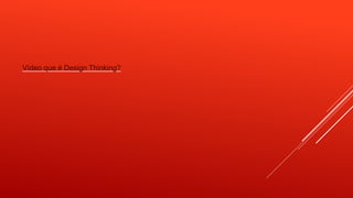Vídeo que é Design Thinking?
 