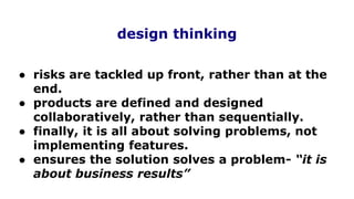 Design Thinking Risks Design Thinking | PPTX