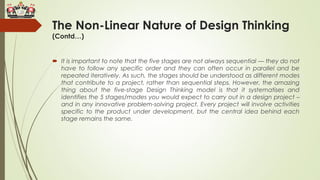 Design Process Is Not Linear Design Thinking BasicS UINS SQQQQQQQQQQQ | PDF