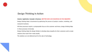 Design Thinking to solve problems of clients | PPTX