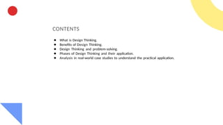 Design Thinking to solve problems of clients | PPTX