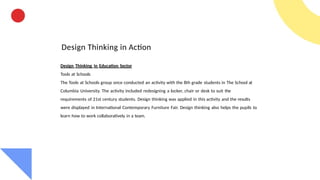 Design Thinking to solve problems of clients | PPTX