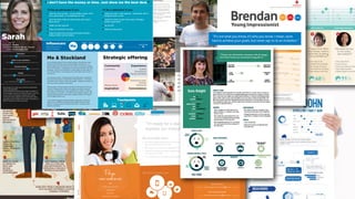 What are Personas?
Personas come in a variety
of forms
35
Foxtel iQ3 : Discover phase findings May 2013 | Commercial in Confidence 212 Massive Interactive Pty Ltd.5
Viewing
By myself With others
Open to new experiences
Timid Adventurous
Information Seeking
Sit back Hunt it out
Organisation
Too much work Will spend time
Learning
By accident Play until get it
Technology I own
The basics All the latest
Tech Ability
Luddite Wired
Social Networks
Not for me Awesome
Wealth
Struggling Affluent
Challenges
Is often distracted, concentration
is low, wont read or seek out
information
Is capable and will play around
until she ﬁgures it out if the
perceived value is high enough.
Stumbles on new content
through friends and ads.
Discovering & Learning
Decision Making
Technology
Will wait, not in a rush for the
newest technology as it out-
dates quickly.
Waits for contracts to run out
before upgrading
Uses skype to talk to her parents.
I record too much
I’ll often record so much that I
don’t have time to watch it all, I
think when am I going to catch
up on all of this.
I’m not sure when my
episodes are on.
Sometimes I miss the start of my
favourite shows as I don’t know
when they are on. I’ll be chatting
with a girlfriend and they start
talking about the new episodes
and I’m thinking how did I miss
this.
It’s all about the kids at the moment!
I’m busy looking after the kids.
I don’t want to spend a lot of time
and eﬀort ﬁnding something to
watch. I’ll record a show, to watch
later when the kids are in bed, that
way I can skip the ads .
It’s cheaper at the DVD store
When my husbands home we will
go to the DVD store and rent a ﬁlm
as its $2 rather than pay $6 with
Foxtel. We had the movie channel
and let it go as it was too expensive
and not enough choice.
Kellie: Help me make the right choice
“Sometimes I’ll record a show and
forget to press +20 and it doesn’t
record the end, it’s another thing
to remember”
Doesn’t have time to think about
what to watch.
Recording shows that won’t get
watched.
Missing the start of new season
episodes.
Resistance to paying more
Has to think carefully about her
spending as money is tight, likes a
bargain or special oﬀer.
Makes all the day to day household
decisions.
Wants to avoid eﬀort will use the
EPG for laziness.
Kellie is married to Pete, they have two children Chloe 5 and Josh 3. They are
currently renting but are hoping to buy something within the next year as Kellie
really likes the area, it has a good school and plenty of parks for the kids.
Pete travels away for work so Kellie spends a lot of time at home with just the
kids. She likes to have the TV on as background company when Pete is away, it
keeps her from feeling lonely.
Kellie has been with Foxtel for 4 years, she expects Foxtel to oﬀer her more
choice for her money especially as money is tight at the moment and they have
after all spent lots of money with Foxtel.
Age: 28
Occupation: Home maker
Location: Maitland, NSW
Needs:
Reduce her channels to what is in her package.
Make free content more obvious.
Reminders notiﬁcations - start dates for new seasons.
Being rewarded for loyalty as a long term subscriber.
Favourite Channels Favourite Brands & Apps
 