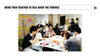 55BRING THEM TOGETHER TO TALK ABOUT THE FINDINGS
 