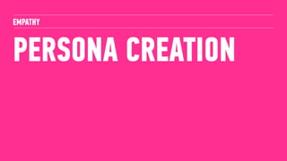 KEY OBJECTIVES
Basic Persona Creation
PERSONA CREATION EXERCISE
AGENDA
20 minutes 1. Looking at the templates which one do we
feel is best suited?
2. Generate personas based on data at hand
DELIVERABLE
Persona draft
7
RESOURCES
‣ Sticky notes
‣ Sharpies
 