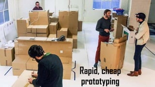 Rapid, cheap
prototyping
 