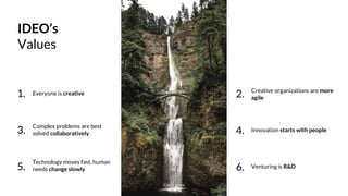 Design thinking - IDEO | PPTX