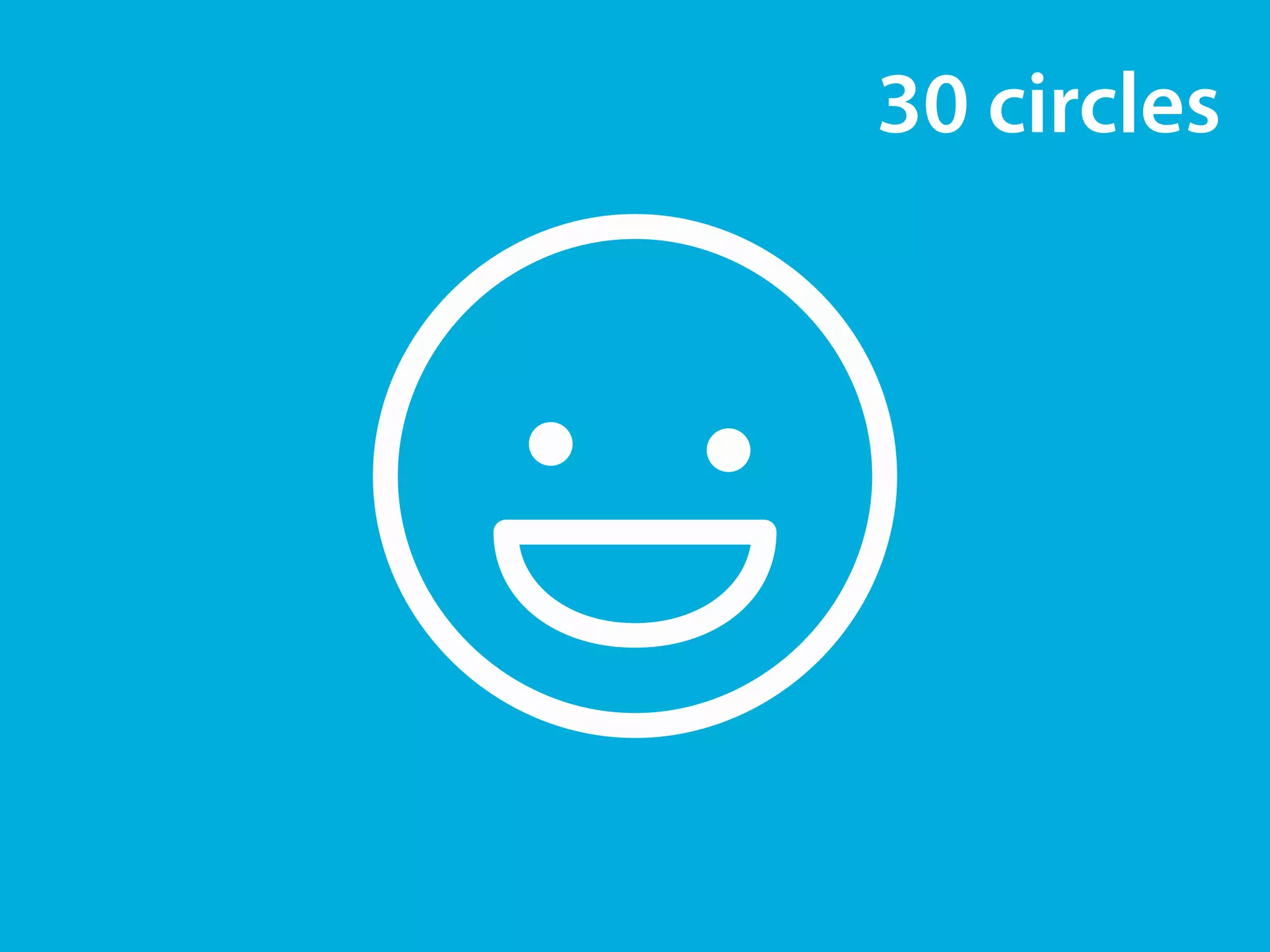 30 circles 
 