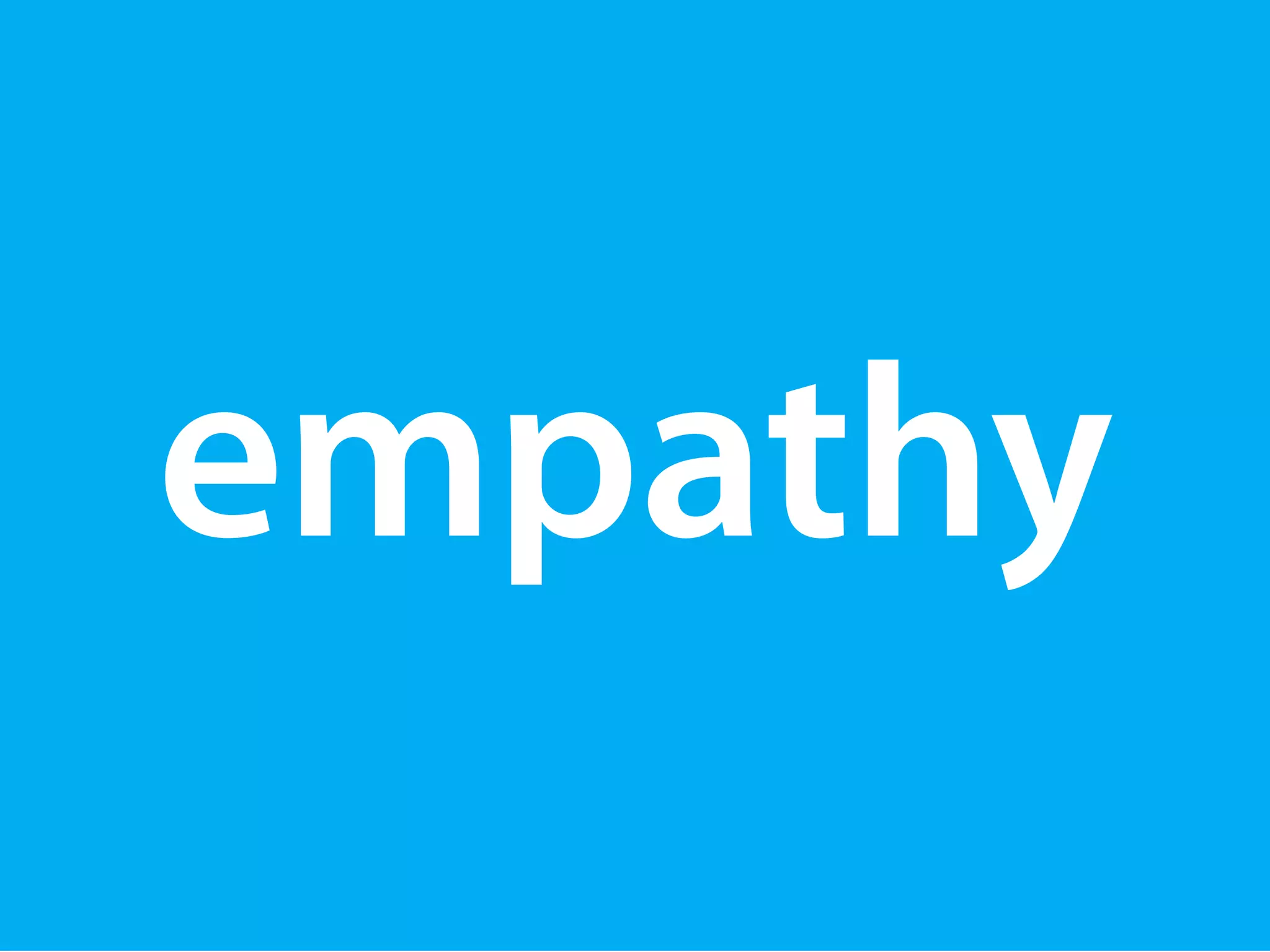 empathy 
 