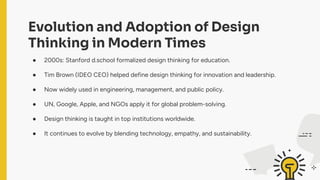 Design Thinking - Module 1 - Introduction To Design Thinking - Dr ...