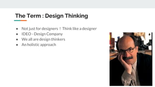Design thinking An Into & Orientation | PPTX