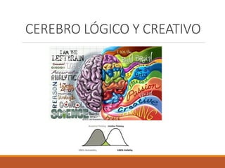CEREBRO LÓGICO Y CREATIVO
 