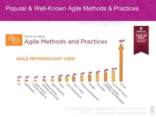 Popular & Well-Known Agile Methods & Practices	
 