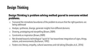 Design Thinking For Intergroup Empathy: Creative Techniques in Higher ...
