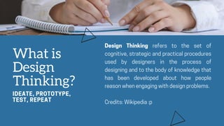 Design Thinking (A Social Innovator's Toolkit) | PPT
