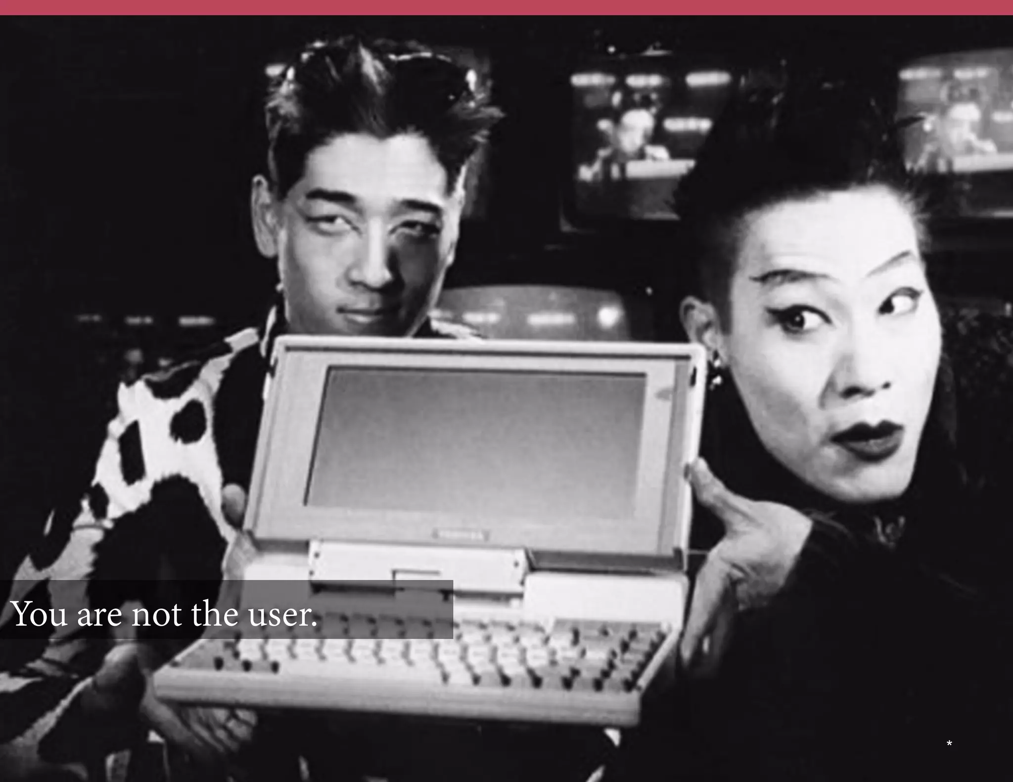 You are not the user.
	
  	
  

*

 