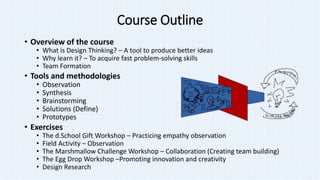 Design thinking Workshop | PPTX