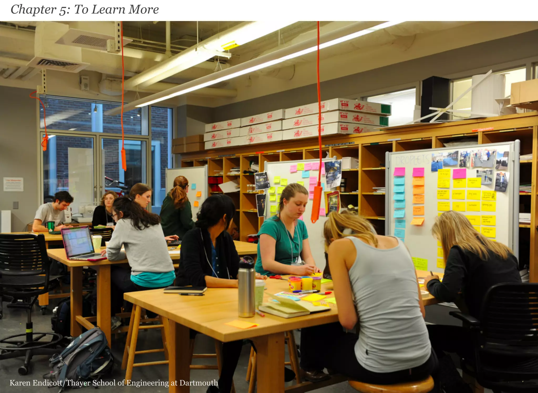 Chapter 5: To Learn More 
Karen Endicott/Thayer School of Engineering at Dartmouth 
 