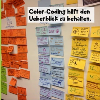 Color-Coding hilft den
Ueberblick zu behalten.

 