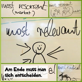 Am Ende muss man
sich entscheiden.

 