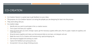 Co Creating A Primer For Design Thinking For Business | PPTX