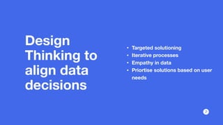 Design Thinking for Data Intelligence slides | PDF