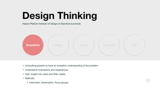 Design Thinking for Data Intelligence slides | PDF
