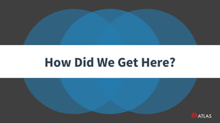 How Did We Get Here?
 