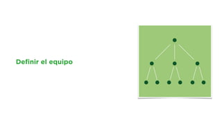 Deﬁnir el equipo
 