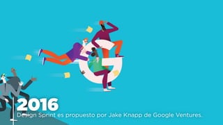 2016Design Sprint es propuesto por Jake Knapp de Google Ventures.
 
