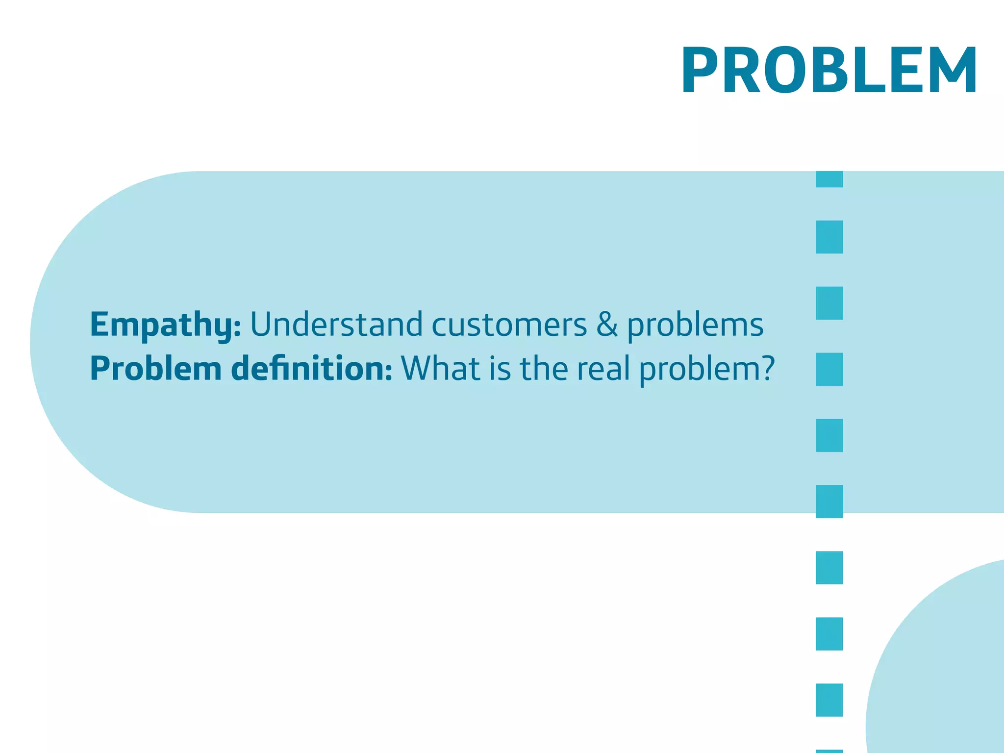Área
Company Name
Área
Company Name
Summary
!
Product explain action
Only CDR information to be scalable
European union
Indicate stress
Insurers and companies
Lower absence and prevent sick leave
5
PROBLEM
Empathy: Understand customers & problems
Problem deﬁnition: What is the real problem?
 